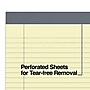 TRU RED™ Notepads, 8.5" x 14", Wide Ruled, Canary, 50 Sheets/Pad, 12 Pads/Pack (TR57371)~#|#~s1212476_sc7