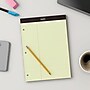 Staples Notepad, 8.5" x 11.75", Law Ruled, Canary, 100 Sheets/Pad, Each (ST57348)~#|#~s1212516_sc7