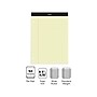 Staples Double-Sheet Notepad, 8.5" x 11.75", Wide Ruled, Canary, 100 Sheets/Pad (20-243)~#|#~s1212553_sc7