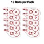 STAPLES Correction Tape, Easy Sidewinder Applicator for Instant Corrections, 10-Pack, White~#|#~s1212636_sc7