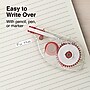 STAPLES Correction Tape, Easy Sidewinder Applicator for Instant Corrections, 10-Pack, White~#|#~s1212665_sc7