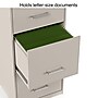 Staples 4-Drawer Light Duty Vertical File Cabinet, Locking, Letter, Putty, 18"D (52147)~#|#~s1212844_sc7