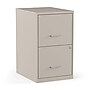 Staples 2-Drawer Vertical File Cabinet, Letter Size, Lockable, 24.1"H x 14.3"W x 18"D, Putty (ST52150-CC)~#|#~s1212877_sc7