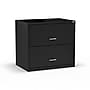 STAPLES 2-Drawer Lateral File Cabinet, Letter & Legal Size Documents, Lockable, 29.8" W x 20.6" D x 27.3" H, Black~#|#~s1212892_sc7
