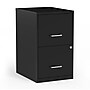 Staples 2-Drawer Vertical File Cabinet, Letter Size, Lockable, 24.1"H x 14.3"W x 18"D, Black (ST52149-CC)~#|#~s1212908_sc7