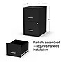 Staples 2-Drawer Vertical File Cabinet, Letter Size, Lockable, 24.1"H x 14.3"W x 18"D, Black (ST52149-CC)~#|#~s1212923_sc7