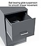 Staples Light Duty 2-Drawer Mobile Vertical File Cabinet, Letter Size, Lockable, 24.1"H x 14.3"W x 18"D, Charcoal (ST52143-CC)~#|#~s1212986_sc7