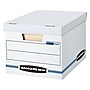 Bankers Box Stor/File 60% Recycled Corrugated File Box Lift Off Lid, Letter/Legal Size, White/Blue, 20/Pack (0070333)~#|#~s1213040_sc7