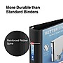Staples Heavy Duty 2" 3-Ring Better Binder, D-Ring, Black (ST55871-CC)~#|#~s1213824_sc7