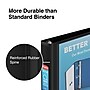Staples Heavy Duty 1 1/2" 3-Ring Better Binder, D-Ring, Black (ST55854-CC)~#|#~s1214022_sc7