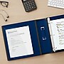 Staples Heavy Duty 4" 3-Ring Better Binder, D-Ring, Blue (ST55816-CC)~#|#~s1214122_sc7