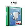 Staples Heavy-Duty 2-Inch D-Ring Binder, Green – Large Capacity 3-Ring Binder with Pockets, Holds Up to 540 Sheets~#|#~s1214265_sc7