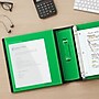 Staples Heavy Duty 3" 3-Ring Better Binder, D-Ring, Green (ST55894-CC)~#|#~s1214291_sc7