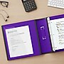 Staples Heavy Duty 2" 3-Ring Better Binder, D-Ring, Purple (ST55879-CC)~#|#~s1214292_sc7