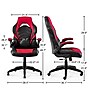 Staples Emerge Vortex Bonded Leather Ergonomic Gaming Chair, Black and Red (51465-CC)~#|#~s1214415_sc7