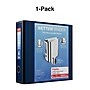 Staples Heavy Duty 4" 3-Ring Better Binder, D-Ring, Blue (ST55816-CC)~#|#~s1214450_sc7