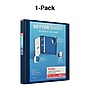 Staples Heavy Duty 1 1/2" 3-Ring Better Binder, D-Ring, Navy (ST55855-CC)~#|#~s1214506_sc7