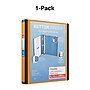 Staples Heavy Duty 1" 3-Ring Better Binder, D-Ring, Orange (ST55841-CC)~#|#~s1214568_sc7