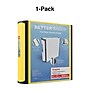Staples Heavy Duty 3" 3-Ring Better Binder, D-Ring, Yellow (ST55895-CC)~#|#~s1214601_sc7