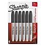 Sharpie Super Permanent Markers, Fine Tip, Black, 6/Pack (33666)~#|#~s1214940_sc7
