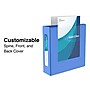 Staples Heavy Duty 4" 3-Ring View Binder, D-Ring, Periwinkle (ST56293-CC)~#|#~s1215271_sc7