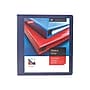 Staples Heavy-Duty 1.5-Inch D-Ring View Binder, Reinforced Spine, Holds Up to 350 Sheets, Blue, for Office & School~#|#~s1215276_sc7