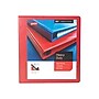 Staples Heavy-Duty 1.5-Inch D-Ring View Binder, Reinforced Spine, Holds Up to 350 Sheets, Red, for Office & School~#|#~s1215283_sc7