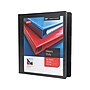 Staples Heavy-Duty 1.5-Inch D-Ring View Binder, Black – Durable 3-Ring Binder for School & Office Organization~#|#~s1215287_sc7