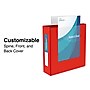 Staples Heavy Duty 1" 3-Ring View Binder, D-Ring, Red (ST56295-CC)~#|#~s1215354_sc7