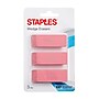 Staples Block Erasers, Pink, 3/Pack (10433-CC)~#|#~s1215435_sc7