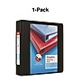 Staples Heavy‑Duty 2‑Inch 3‑Ring View Binder, Durable Binder for Office & School Storage, Black~#|#~s1215618_sc7