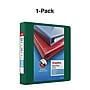 Staples Heavy‑Duty View Binder, 1.5" D‑Ring, Green, Reinforced Spine, Durable 3‑Ring Binder for School, Office & High‑Use Filing~#|#~s1215633_sc7