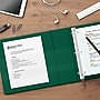 Staples Heavy‑Duty View Binder, 1.5" D‑Ring, Green, Reinforced Spine, Durable 3‑Ring Binder for School, Office & High‑Use Filing~#|#~s1215634_sc7