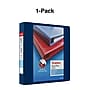 Staples Heavy-Duty 1.5-Inch D-Ring View Binder, Reinforced Spine, Holds Up to 350 Sheets, Blue, for Office & School~#|#~s1215665_sc7