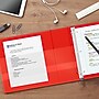 Staples Heavy-Duty 1.5-Inch D-Ring View Binder, Reinforced Spine, Holds Up to 350 Sheets, Red, for Office & School~#|#~s1215704_sc7
