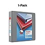 Staples Heavy-Duty 2-Inch D-Ring View Binder, Reinforced Spine, Holds Up to 450 Sheets, Gray, for Office & School~#|#~s1215734_sc7