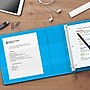 Staples Heavy Duty 1 1/2" 3-Ring View Binder, D-Ring, Light Blue (ST56286-CC)~#|#~s1215780_sc7