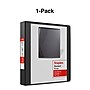 Staples 1 1/2" 3-Ring View Binder, D-Ring, Black (55398/26437)~#|#~s1216403_sc7