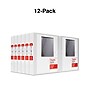 Staples 1 1/2" 3-Ring View Binders, D-Ring, White, 12/Pack (55409CT/26438CT)~#|#~s1216450_sc7