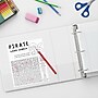 Staples 1/2" 3-Ring View Binders, White, 12/Pack (23740/21682)~#|#~s1216729_sc7
