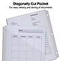 Staples Poly Binder Pocket, 3-Hole Punched, Clear, 5/Pack (ST15159-CC)~#|#~s1216926_sc7