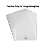 Staples Poly Binder Pocket, 3-Hole Punched, Clear, 5/Pack (ST15159-CC)~#|#~s1216942_sc7