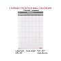 Staples 24" x 36" Monthly Dry-Erase Wall Calendar, Reversible, White/Gray (ST60365-22)~#|#~s1217441_sc7