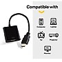 NXT Technologies™ NX29747 0.5' HDMI/VGA Video Adapter, Black~#|#~s1217528_sc7