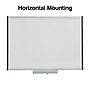 Staples Porcelain Dry-Erase Whiteboard, Aluminum Frame, 4' x 3' (23664-CC)~#|#~s1219417_sc7