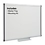 Staples Porcelain Dry-Erase Whiteboard, Aluminum Frame, 4' x 3' (23664-CC)~#|#~s1219420_sc7
