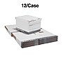 Staples Heavy Duty File Box, Lift Off Lid, Letter/Legal, White/Gray, 12/Carton (TR59219)~#|#~s1219612_sc7