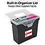 Staples File Box File Portable Tote, Letter Size, Black (140164/111108)~#|#~s1219615_sc7