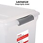 Staples Store & Slide Plastic File Box Latching, Letter/Legal Size, Clear (140167/139997)~#|#~s1219641_sc7