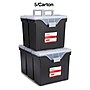 TRU RED™ Slim Portable File Tote, Letter Size, Black, 5/Carton (TR58297CT)~#|#~s1219653_sc7
